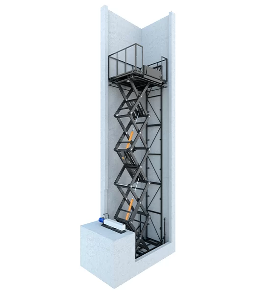 Стационарный ножничный подъемник 2000 кг, 6 м Фото в Уфе