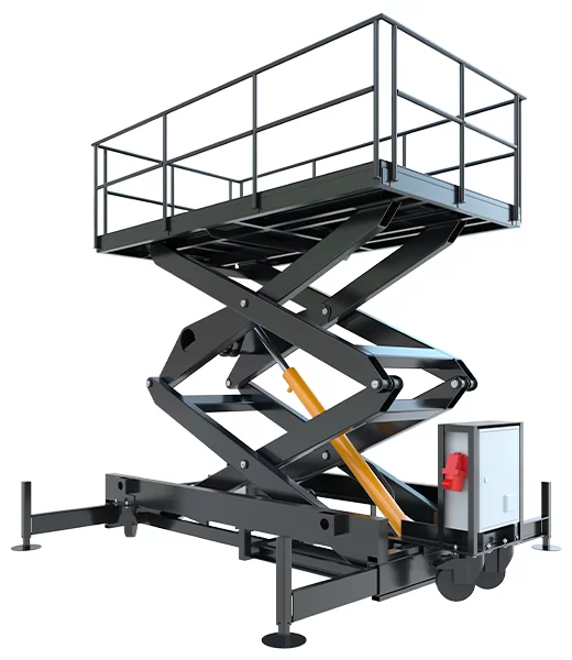 Мобильный ножничный подъемник 15000 кг, 8 м Фото в Уфе